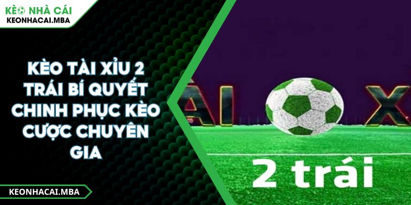 Kèo Tài Xỉu 2 Trái Bí Quyết Chinh Phục Kèo Cược Chuyên Gia