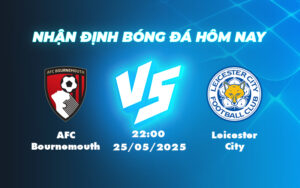 afc bournemouth leicester city 25 05 ngoai hang anh