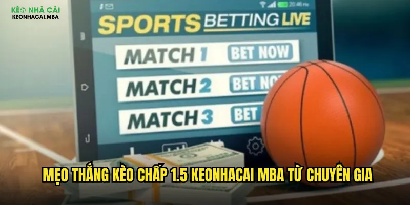 Mẹo thắng kèo chấp 1.5 keonhacai mba từ chuyên gia