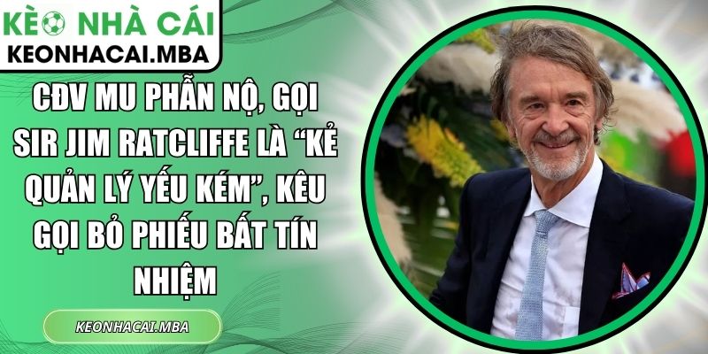 CĐV MU phẫn nộ