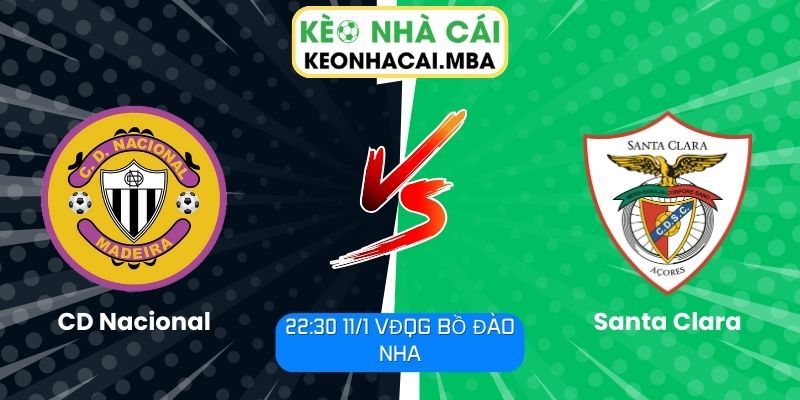 Soi kèo CD Nacional vs Santa Clara