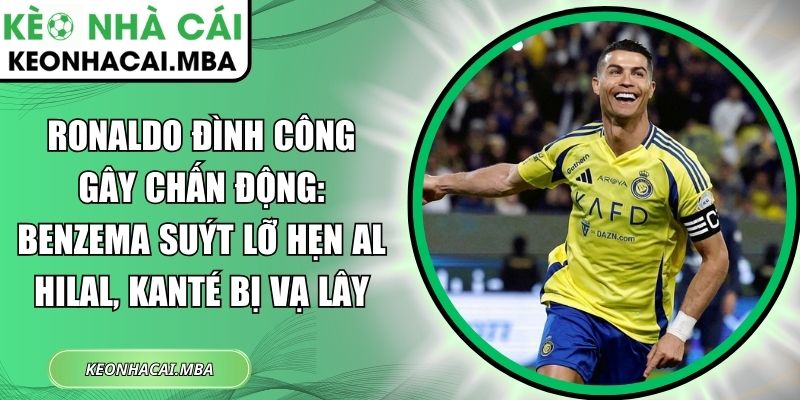 Ronaldo đình công gây chấn động